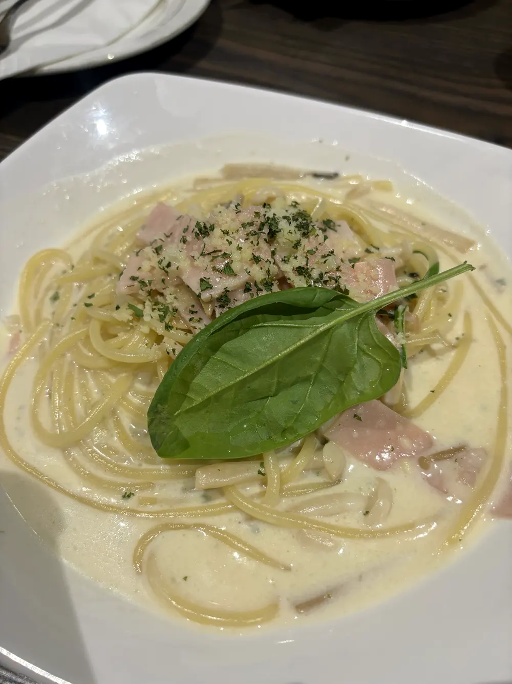 Chicken steak dengan pasta